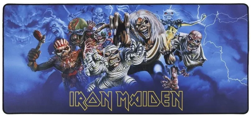 Podložka pod myš SUPERDRIVE Iron Maiden Gaming Mouse Pad XXL, herná, veľkosť XXL, materiá