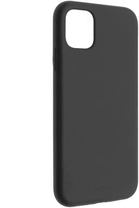 Kryt na mobil FIXED Flow Liquid Silicon case pre Apple iPhone 13 Pro Max, čierny