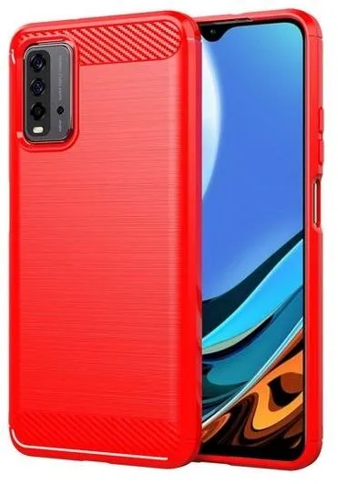 Kryt na mobil TopQ Xiaomi Redmi 9T silikón červený 65546
