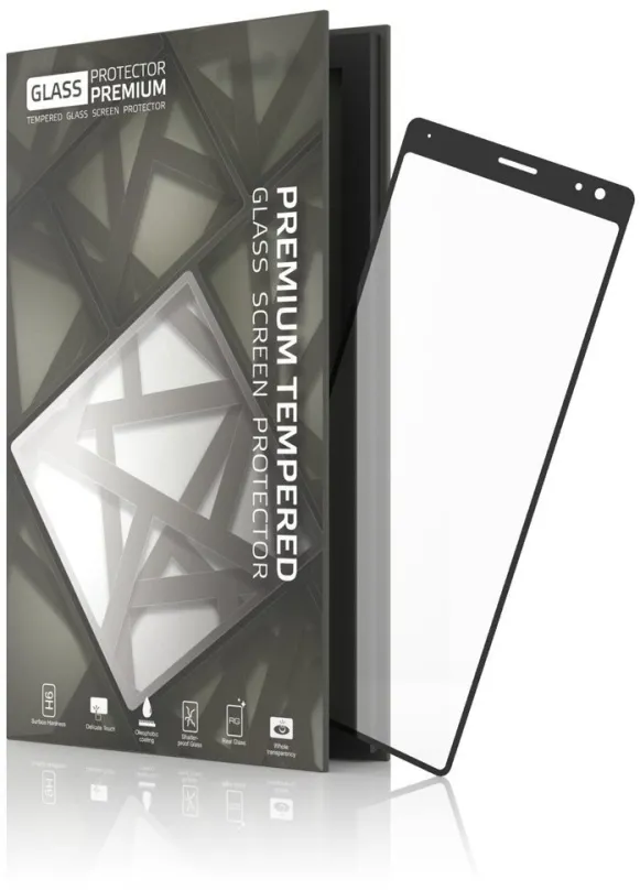 Ochranné sklo Tempered Glass Protector rámčekové pre Sony Xperia 10 Čierne