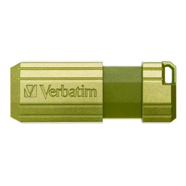 Verbatim USB flash disk, USB 2.0, 32GB, Store, N, Go PinStripe, zelený, 49958, pre archiváciu dát