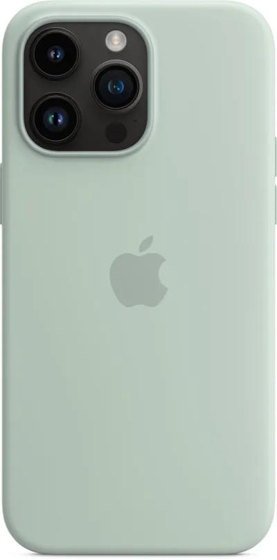 Kryt na mobil Apple iPhone 14 Pro Max Silikónový kryt s MagSafe dužnatkovo modrý