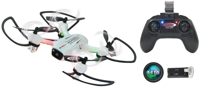 Dron Jamara Angle 120, s kamerou - HD rozlíšenie videa, maximálna veľkosť SD karty 4 GB, m