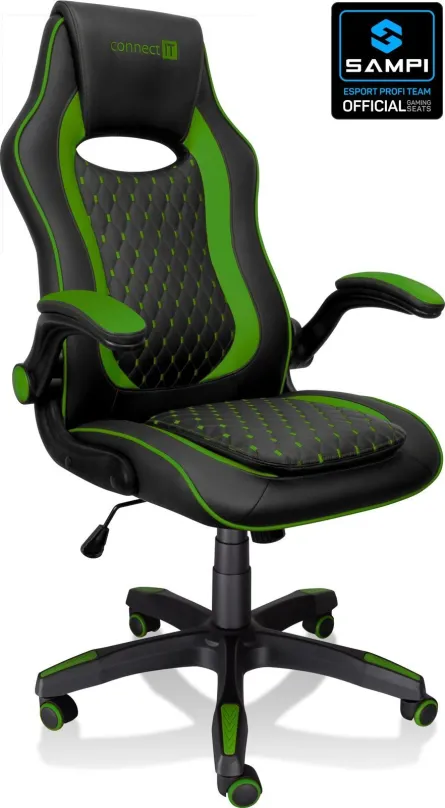 Herný stoličky CONNECT IT Matrix Pro CGC-0600-GR, green