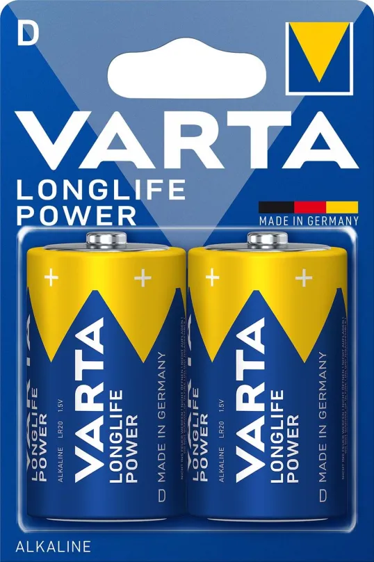 Jednorazová batéria VARTA Longlife Power 2D (Single Blister)