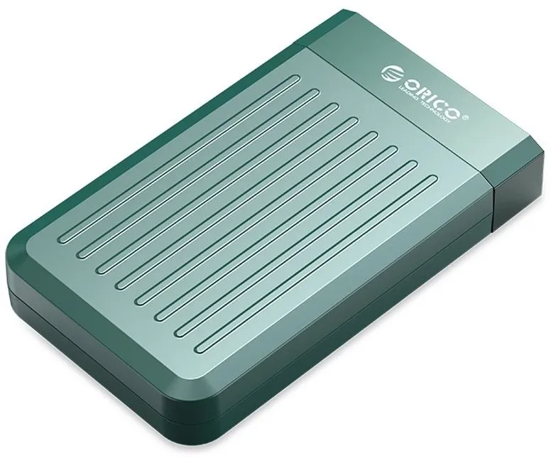Externý box ORICO M35C3 3.5" USB 3.1 Gen1 Type-C HDD Enclosure, zelený