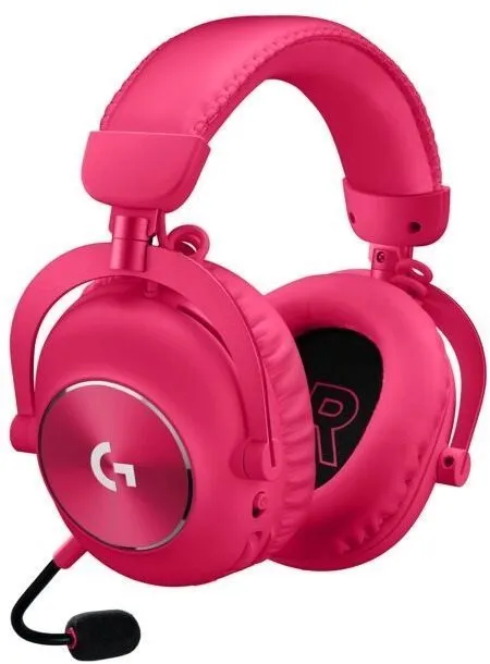 Herné slúchadlá Logitech G PRO X 2 LIGHTSPEED Gaming Headset, ružová