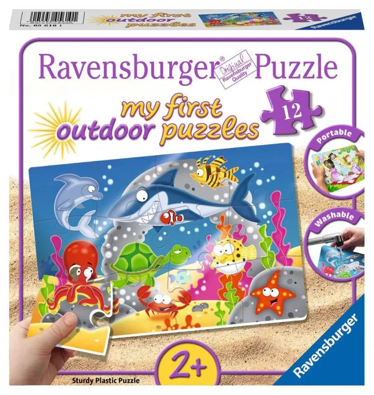 RAVENSBURGER Moja prvá outdoor puzzle Podmorská zábava 12 dielikov