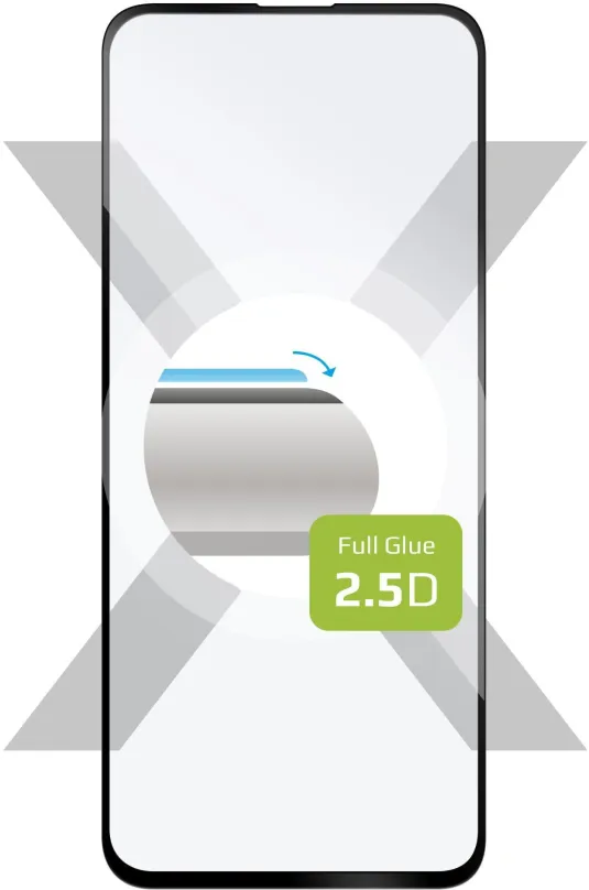Ochranné sklo FIXED FullGlue-Cover pre Samsung Galaxy A51 čierne