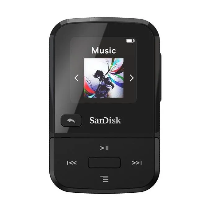 MP3 prehrávač SanDisk MP3 Clip Sport Go2 16 GB, čierna