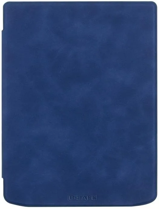 Púzdro na čítačku kníh B-SAFE Lock 3477, púzdro pre Pocketbook 743 InkPad, tmavo modré