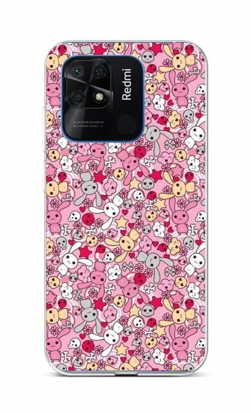 Kryt na mobil TopQ Kryt Xiaomi Redmi 10C Pink Bunnies 76073, pre Xiaomi Redmi 10C, materiá