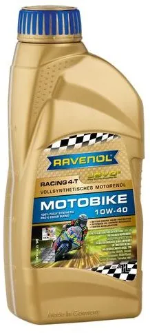 Motorový olej RAVENOL Racing 4-T Motobike SAE 10W-40 - 1L