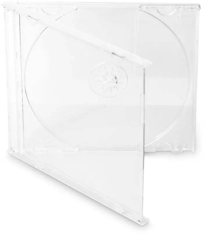 Obal na CD / DVD Cover IT Krabička na 1ks - číra (transparent), 10mm, 10ks / bal