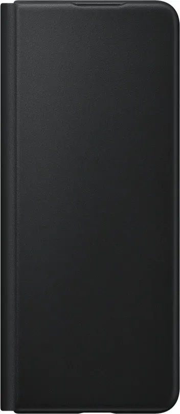 Púzdro na mobil Samsung kožené flipové púzdro pre Galaxy Z Fold3 čierny