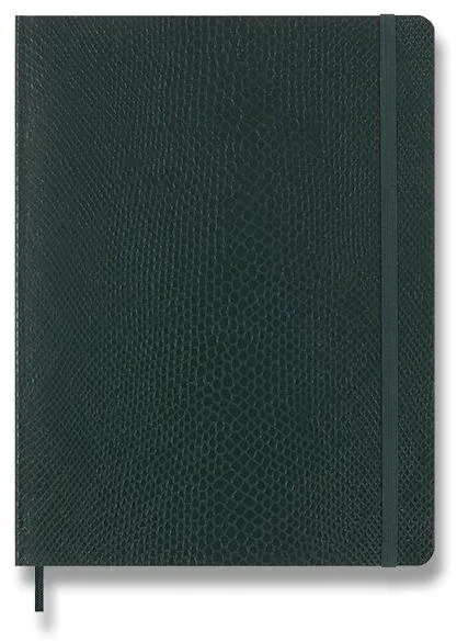 Zápisník Moleskine Vegea Boa XL, mäkké dosky, zelený