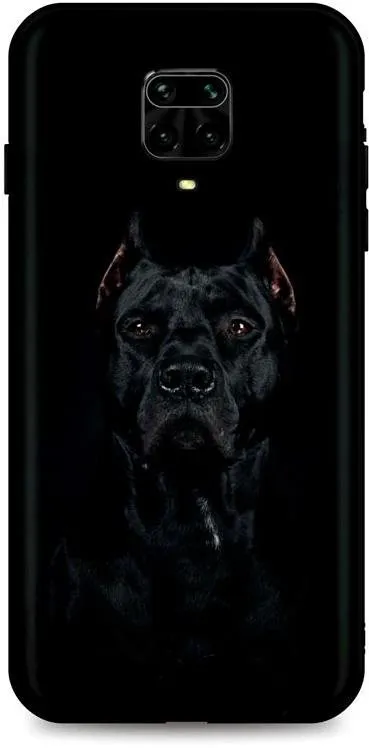Kryt na mobil TopQ Kryt Xiaomi Redmi Note 9 PRO silikón Dark Pitbull 51216