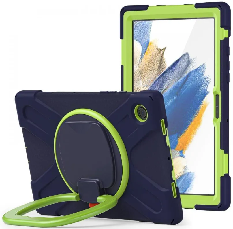 Púzdro na tablet Tech-Protect X-Armor kryt na Samsung Galaxy Tab A8 10.5'', modré / zelené