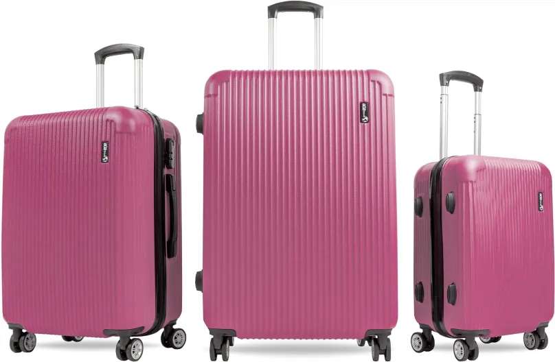 Sada kufrov Aga Travel Sada cestovných kufrov MR4652 Ružová
