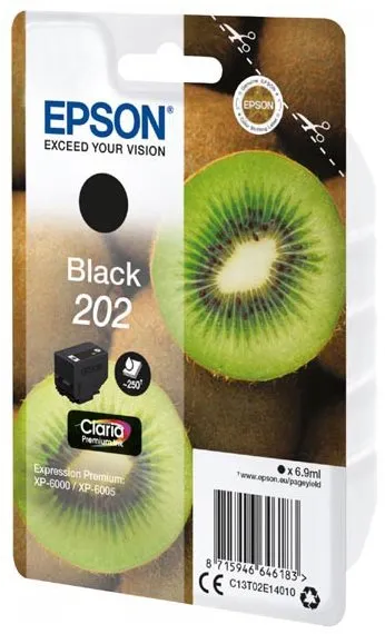 Cartridge Epson 202 Claria Premium čierna