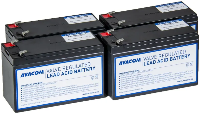 Batéria pre záložné zdroje Avacom batériový kit pre renováciu RBC59 (4ks batérií)