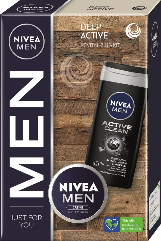 Darčeková kozmetická sada NIVEA MEN Box Creme Duo 2023 325 ml