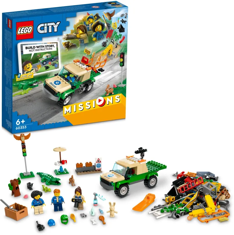 LEGO stavebnica LEGO® City 60353 Záchranné misie v divočine