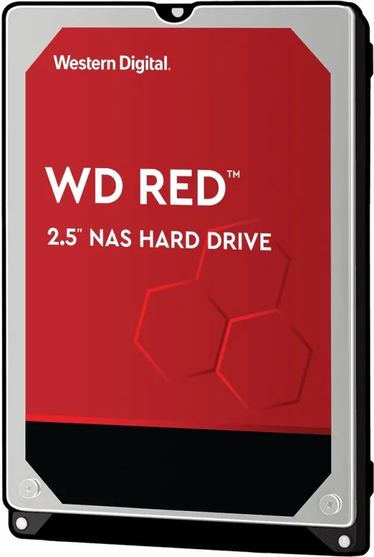 Pevný disk WD Red Mobile 1TB, 2.5", SATA III, maximálna rýchlosť prenosu 144 MB/s, ca