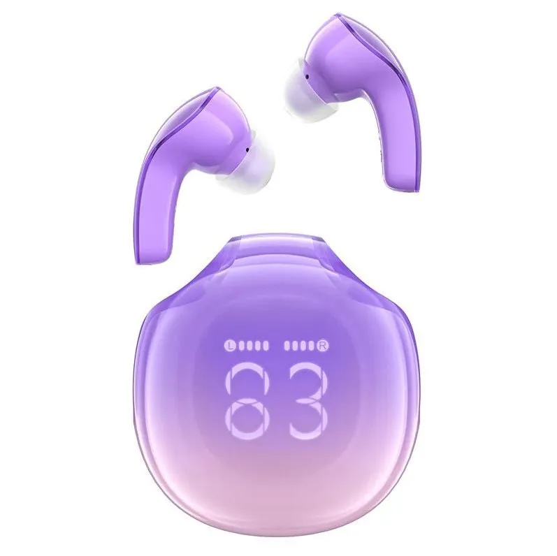 Bezdrôtové slúchadlá Acefast T9 Grape Purple
