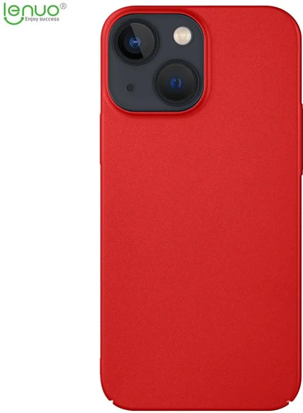 Kryt na mobil Lenuo Leshield obal pre iPhone 13, červená