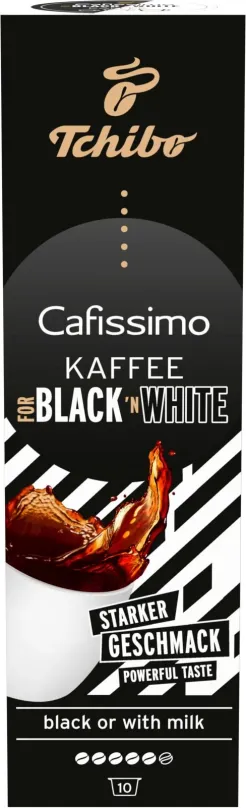 Kávové kapsule Tchibo Cafissimo Black & White 75g