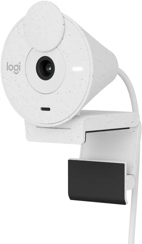 Webkamera Logitech Brio 300 - Off-White, s rozlíšením Full HD (1920 x 1080 px), fotografie