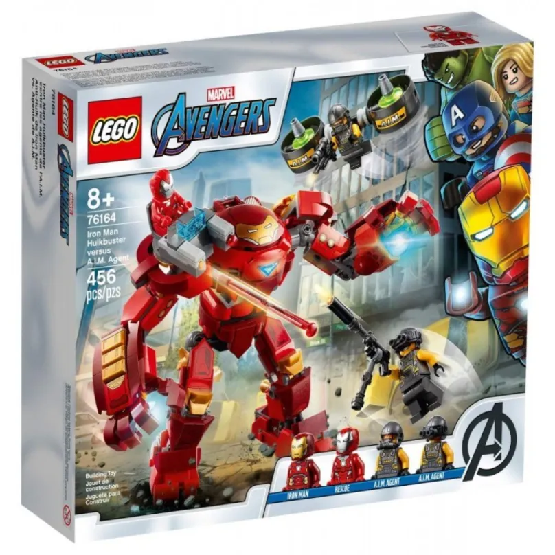 LEGO stavebnice LEGO Super Heroes 76164 Iron Man Hulkbuster proti agentovi AIM