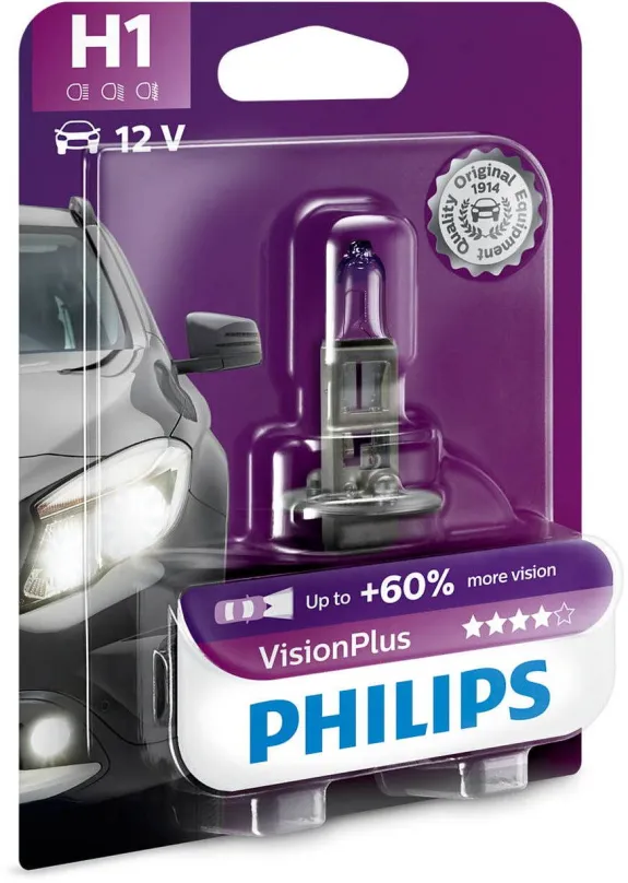 Autožiarovka PHILIPS H1 VisionPlus