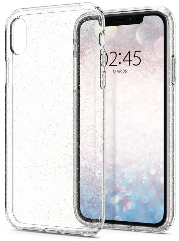 Kryt na mobil Spigen Liquid Crystal Glitter Crystal iPhone XR, Apple iPhone Xr, TPU, mäkký