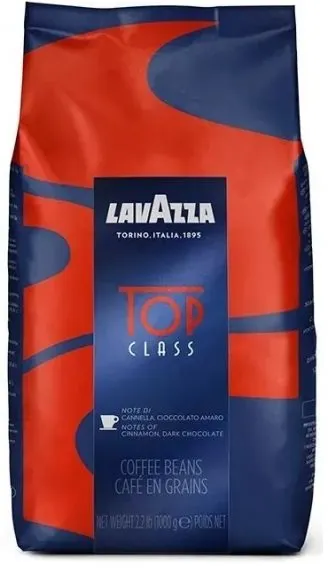 Káva Lavazza Top Class, zrnková, 1000g, zrnková, zmes kávových odrôd, pôvod Indonézie,