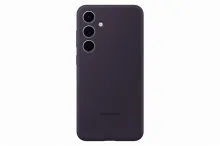 Kryt na mobil Samsung Galaxy S24+ Silikónový zadný kryt Dark Violet