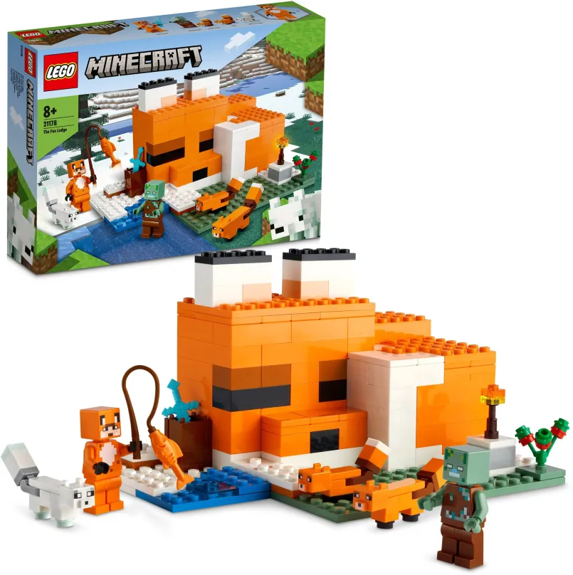 LEGO stavebnica LEGO® Minecraft® 21178 Líščí domček