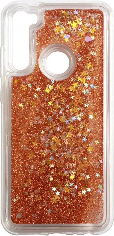 Kryt na mobil Iwill Glitter Liquid Star Case pre Xiaomi Redmi Note 8T Rose zlaté