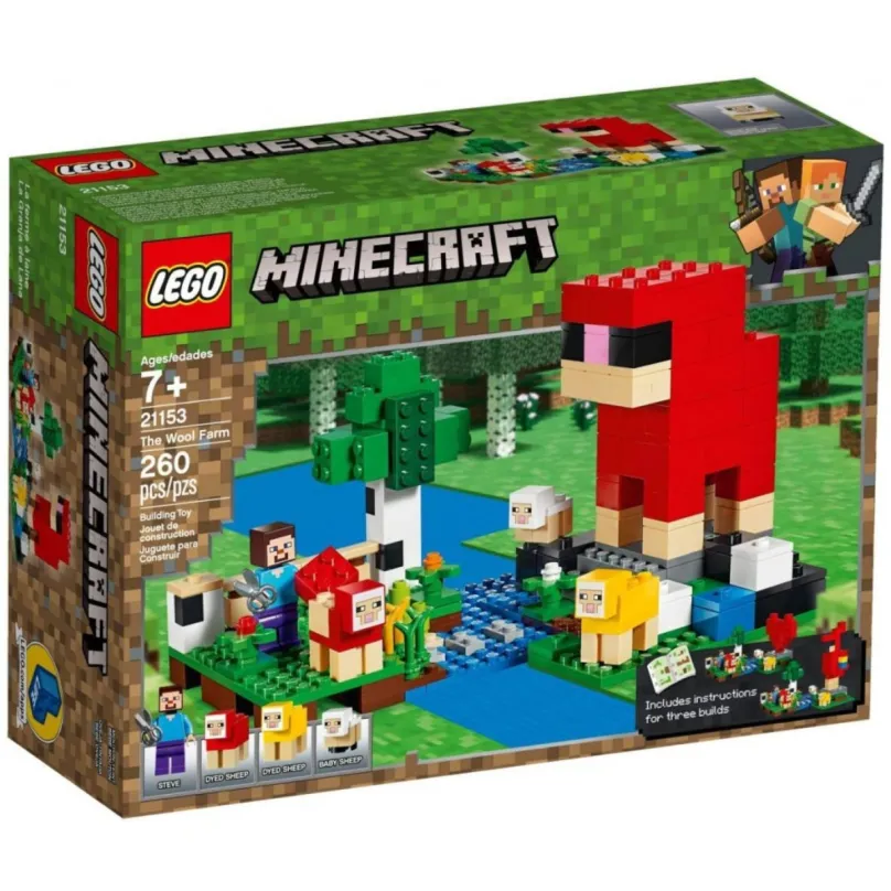 LEGO stavebnice LEGO Minecraft 21153 Ovčia farma