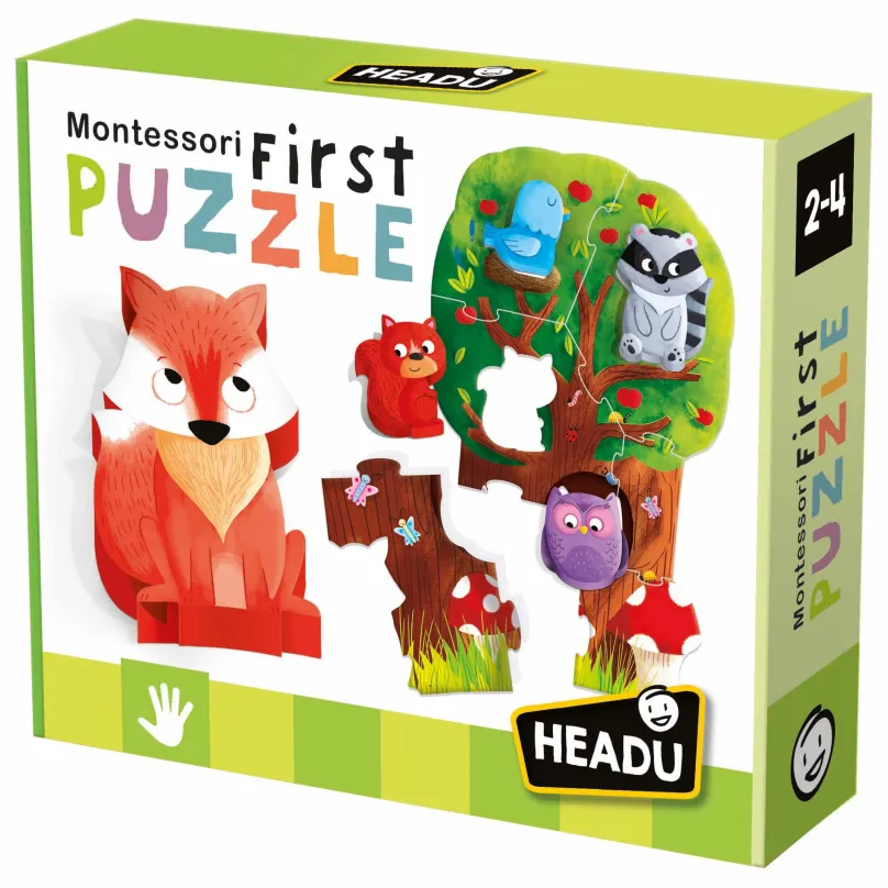 HEADU: Montessori Moje prvé puzzle - Les