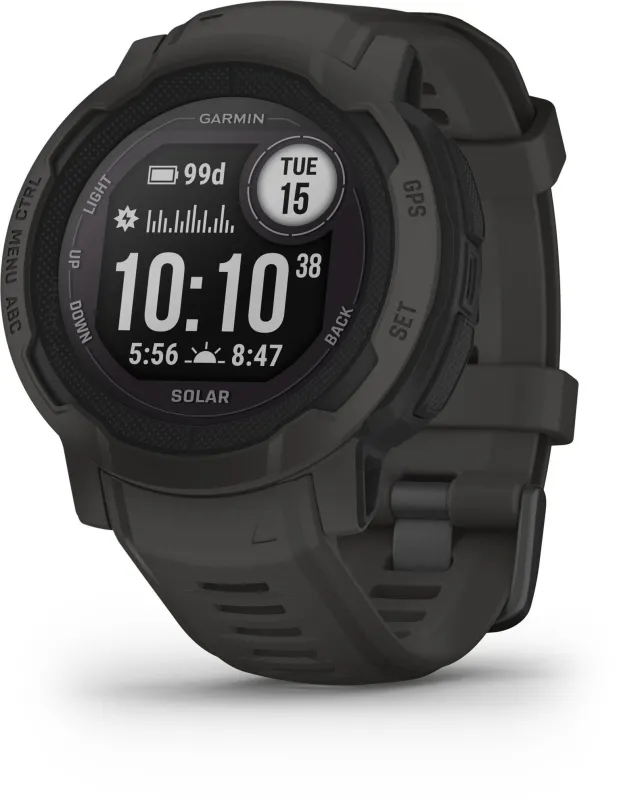 Chytré hodinky Garmin Instinct 2 Solar, s ovládaním v slovenčine, GPS, NFC platby s