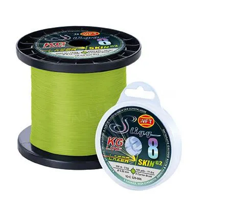 WFT Šnúra Sligg 8 Chartreuse 150m 0,06mm 5kg