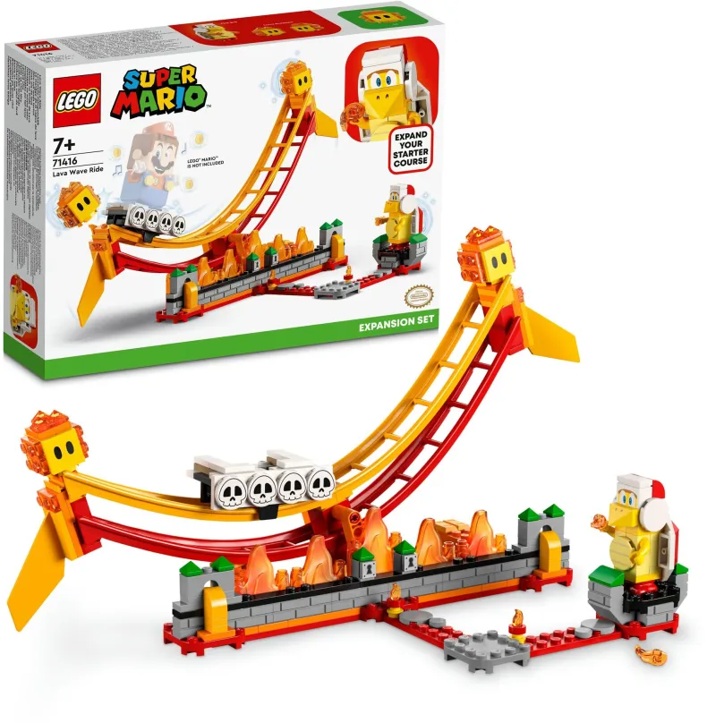 LEGO stavebnica LEGO® Super Mario™ 71416 Lávová vlna – rozširujúci set
