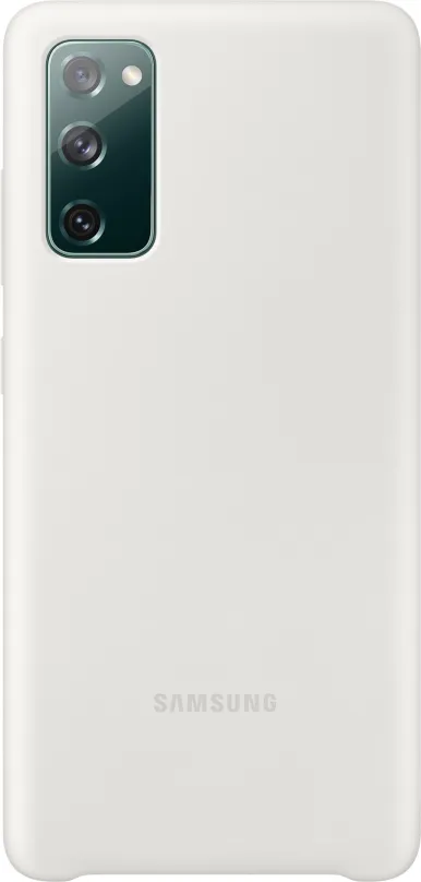 Kryt na mobil Samsung Galaxy S20 FE Silikónový zadný kryt biely