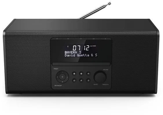 Rádio Hama DR1550CBT, klasické a prenosné, DAB+ a FM tuner, 30 predvolieb, podpora MP3, vý