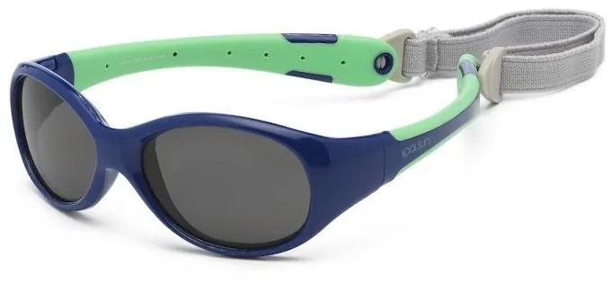 Slnečné okuliare Koolsun FLEX Modrá/zelená 0m+