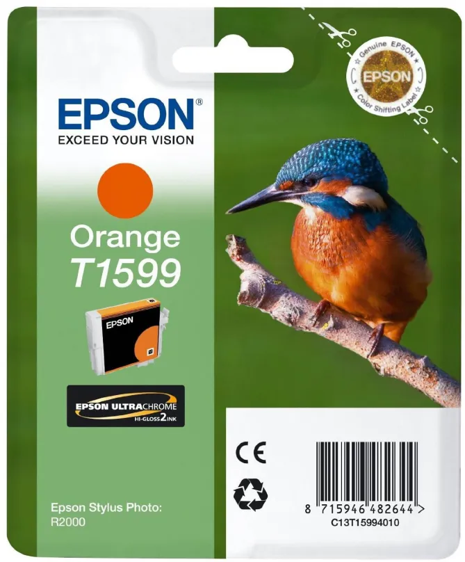 Cartridge Epson T1599 oranžová
