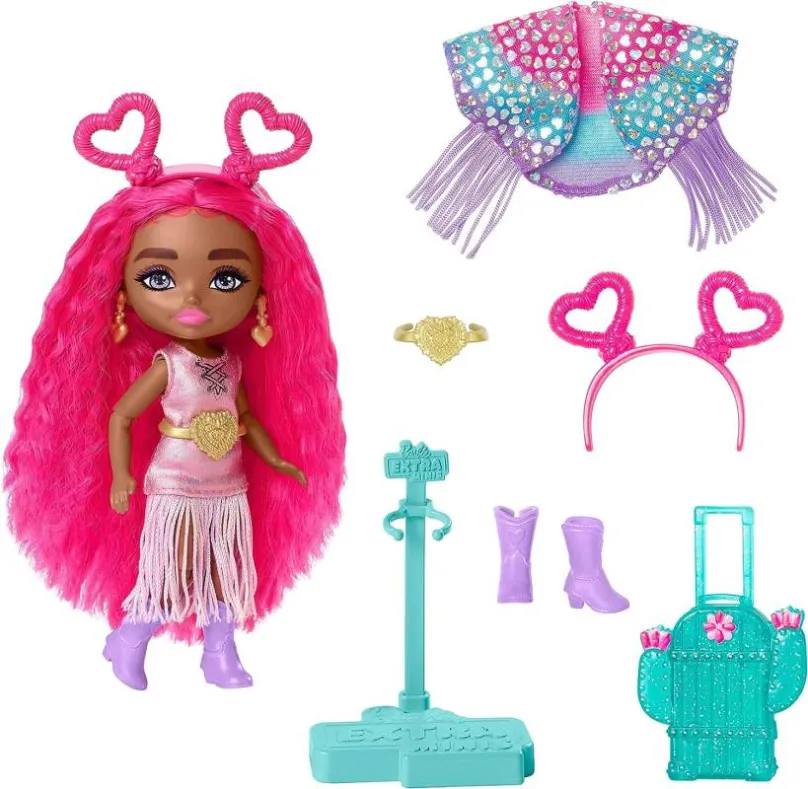 Mattel Barbie® Extra minis™ vo festivalovom oblečení, HPB19
