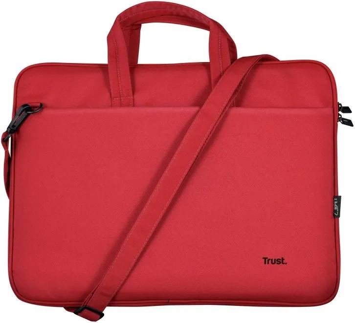 Taška na notebook Trust Bologna Laptop Bag 16” ECO - červená